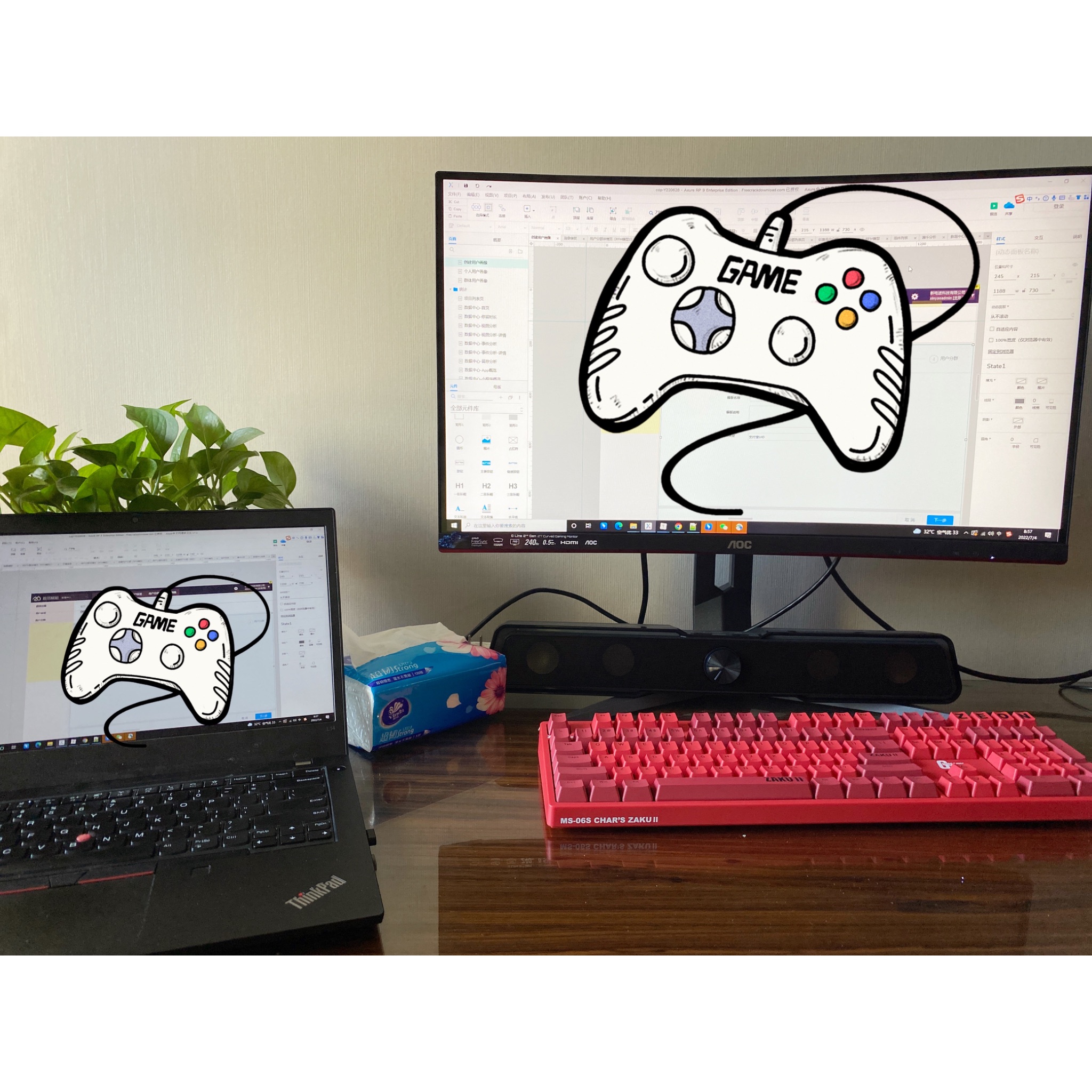 还好我疫情前收拾好了游戏桌…