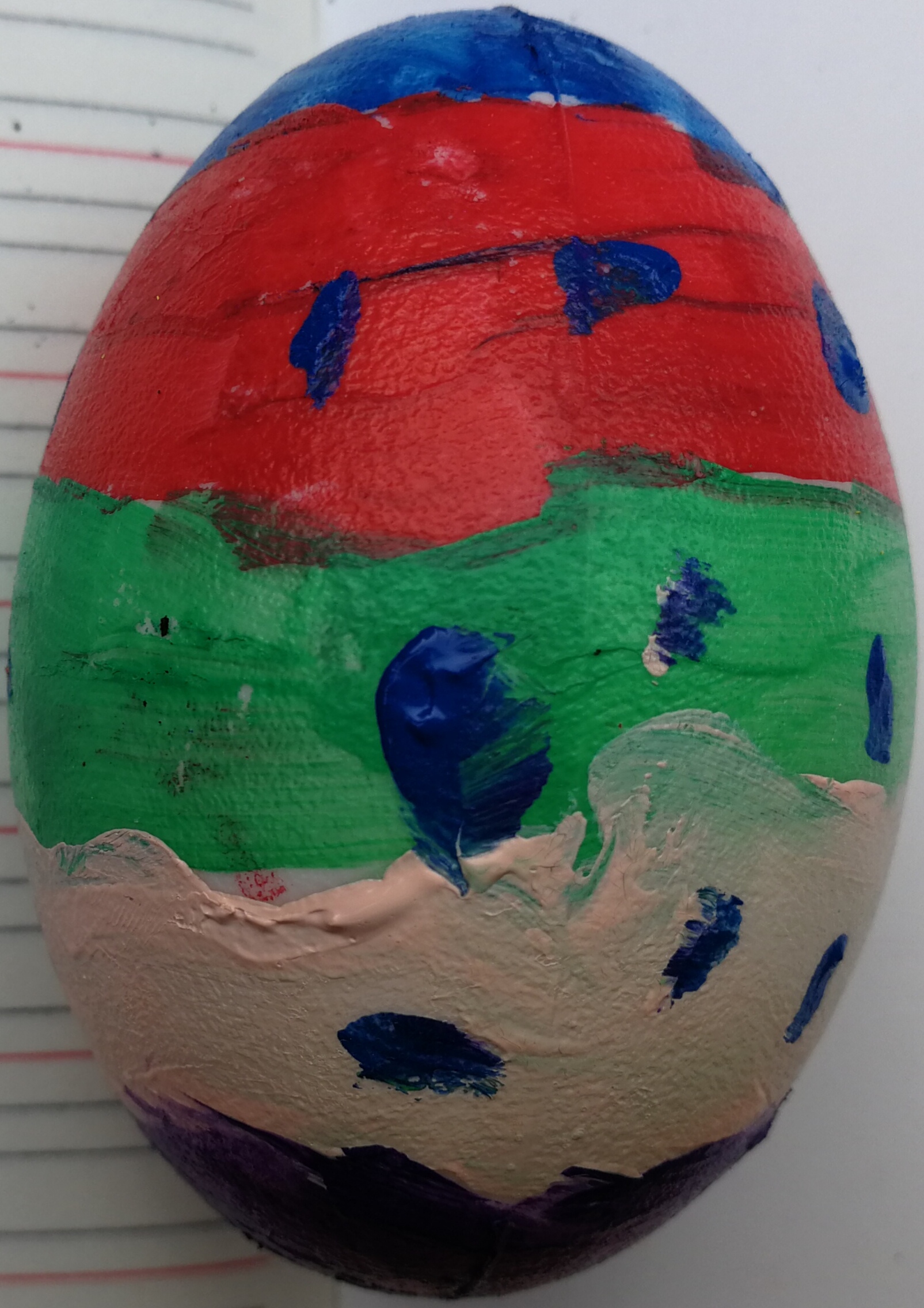 吕晨夕作品-五彩蛋