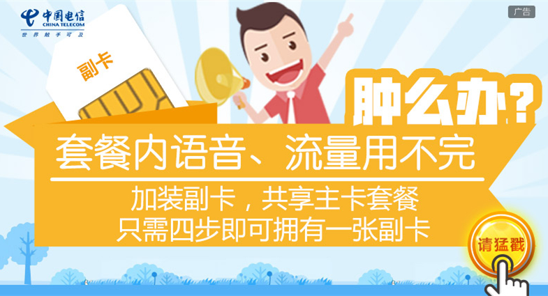 电信副卡