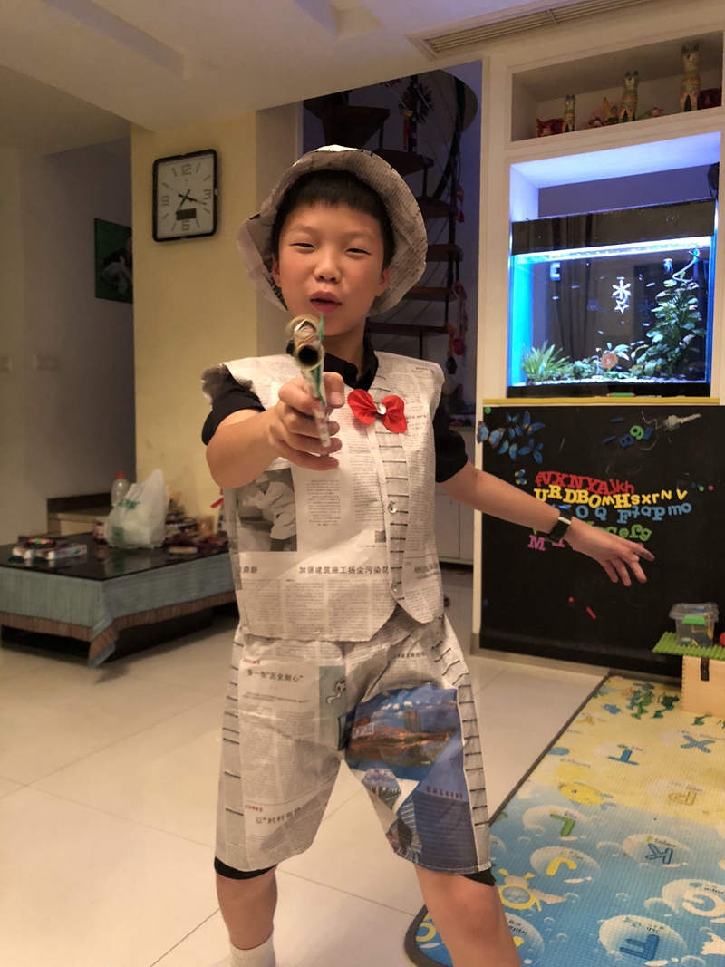 紫金港校区四年级梦想日自制服装评比