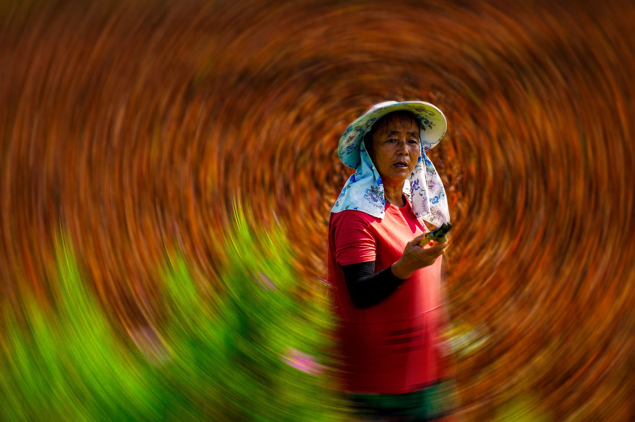 人物摄影类08-《辛勤的劳动，收获的喜悦》