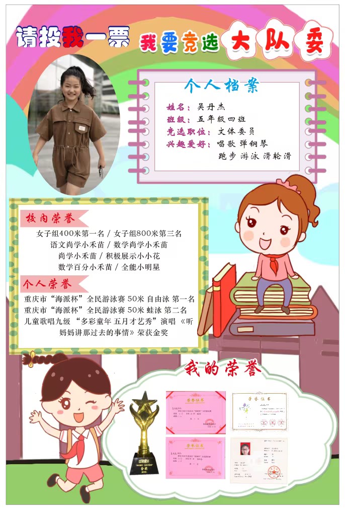 五（4）中队 吴丹杰
