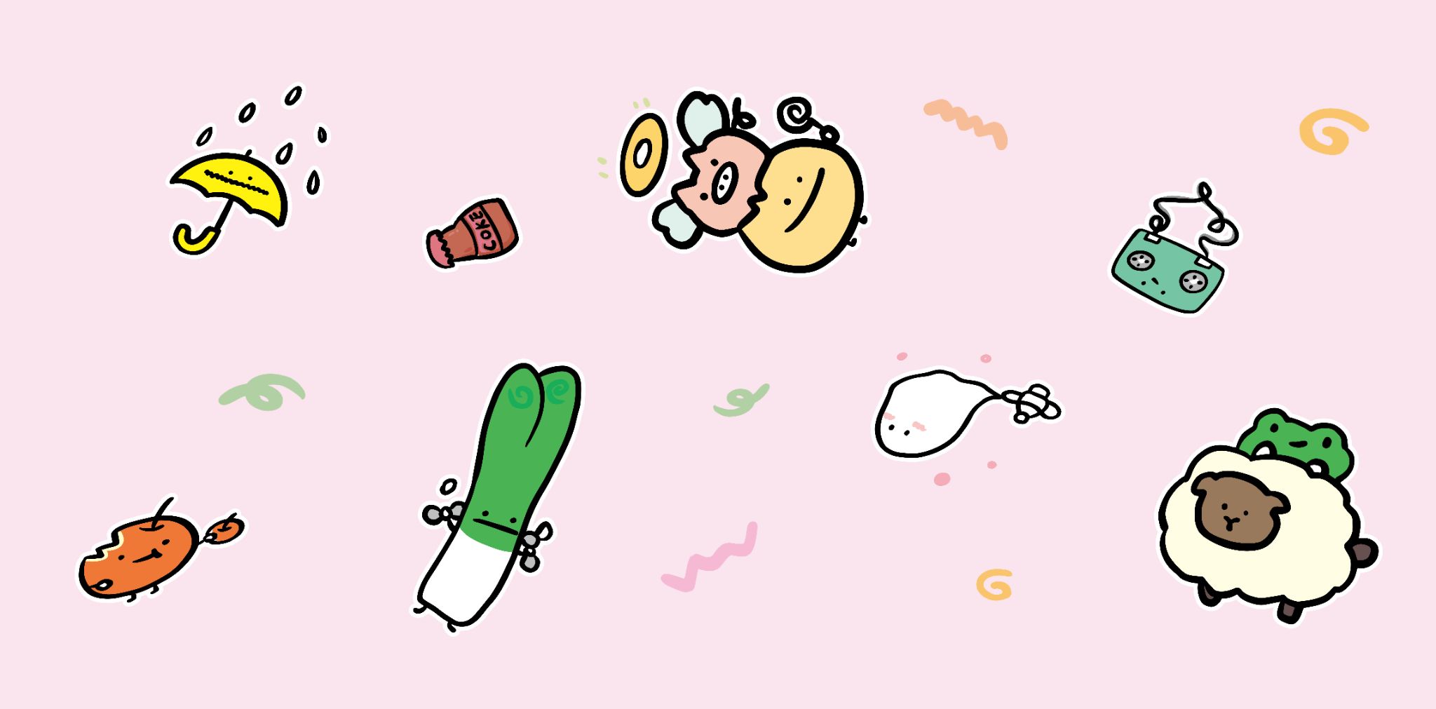 粉色羊咩咩
